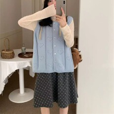 批发实拍针织马甲背心女2026秋季时尚新款巨好看外穿马夹叠穿上衣女