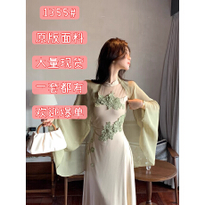 批发木子李的李【风拂青纱】新中式披肩浪漫温柔气质百搭清冷感开衫