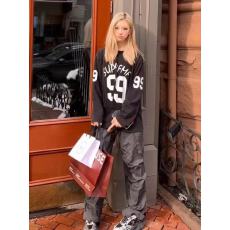 批发【纯棉条纹】正肩长袖<b class='q'>t</b><b class='q'>恤</b>女秋季修身显瘦辣妹上衣