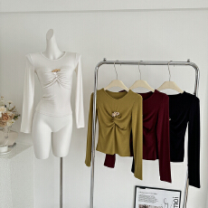 批发12/11 20:00 THE SWAN司凰 张元英私服 内搭打底多色针织上衣