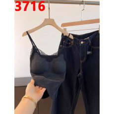 批发灰色蕾丝边加绒吊带背心女带胸垫V领磨毛发热保暖背心西装内搭