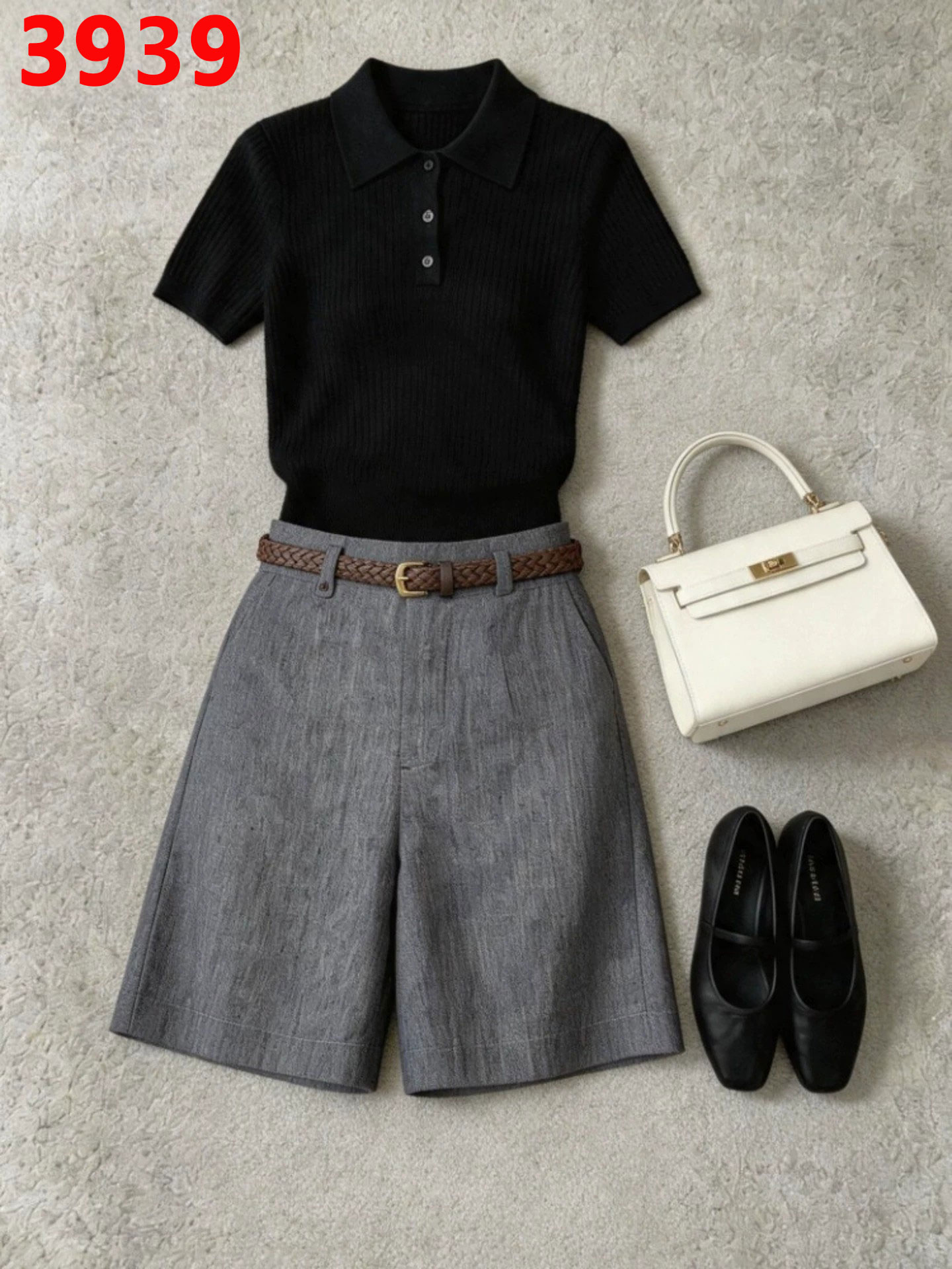 품격 전체 집합 ootd 착용 가져 가라. 빛 사람들 코치 고급 센스 chic Chic 패션 검정색 티셔츠 반바지 세트