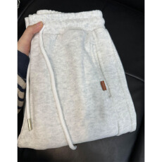 批发纯棉美式复古哈伦卫裤子女秋冬新款休闲<b class='q'>运动</b>束脚高腰长裤子女