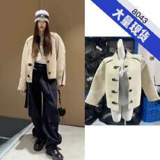 批发古力娜扎<b class='q'>明星</b>同款两面穿皮毛一体羊羔毛仿皮草外套上衣2026年冬季