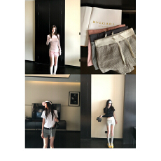 批发夏季新款针织休闲抽绳显瘦修身百搭三分<b class='q'>短裤</b><b class='q'>女</b>