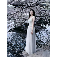 批发蕾丝吊带长裙温柔风旅游度假仙女裙新款夏季收腰显瘦<b class='q'>露背</b><b class='q'>连衣裙</b>女