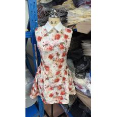 批发杨小卷 3/3 10:00 上新首发享85折油画少女千金风无袖<b class='q'>连衣裙</b>