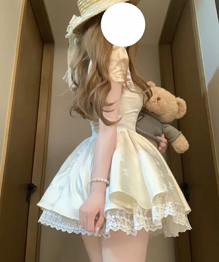 달콤한 동물의 젊은 작은 사슴 오리지널 심장 栩 발레 고급 센스 작은 행사 치마 드레스 작은 공주 연회 생일 치마