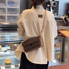 批发休闲宽松衬衫外套女<b class='q'>春</b>秋装新款小个子气质高级感牛仔衬衣上衣