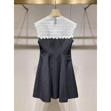 批发减龄气场强大<b class='q'>连衣裙</b>2026夏季新款miu系千金风无袖淑女A字小灰裙子