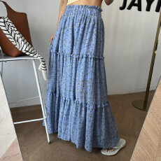 批发已出货　拼接<b class='q'>碎花</b>半身长裙