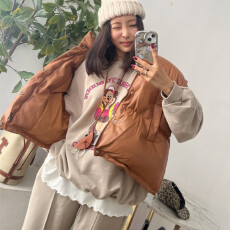 批发已出货　秋冬宽松<b class='q'>百搭</b>棉服马甲女