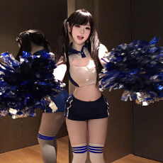 批发实价实拍 世界杯主题运动套装短袖T恤配短裙足球宝贝拉拉队团体服