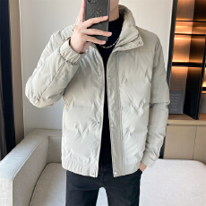 批发2026新款羽绒服男<b class='q'>冬</b>季潮流休闲加厚保暖新国标立领白鸭绒男士外套