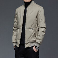 批发国标轻薄男款秋<b class='q'>冬</b>季2026新款短款商务男士夹克棒球领外套