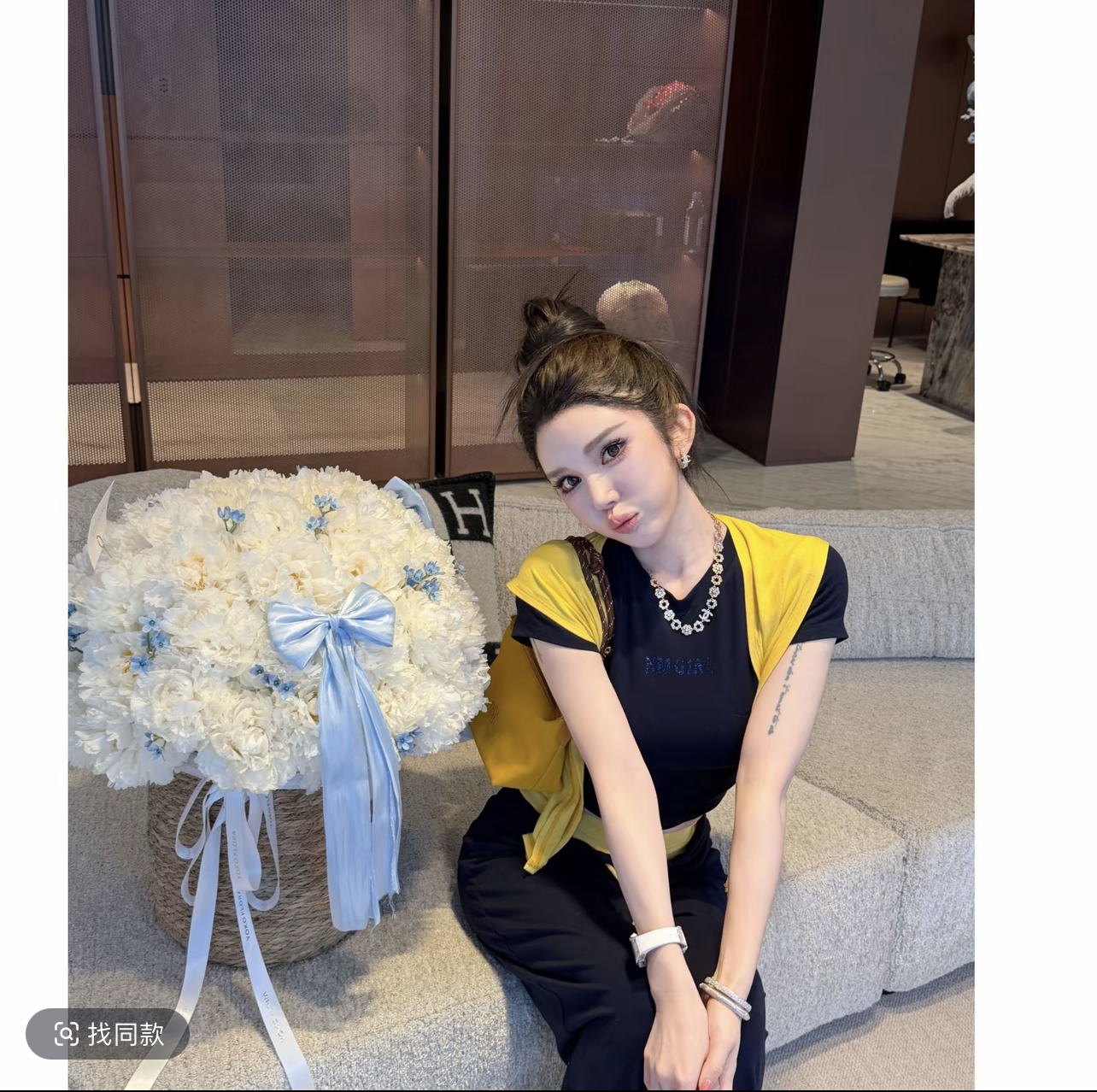 원 유안 찹쌀 코튼 신축성 새로운 패션 다용도 패션 세트 숄 3종 세트