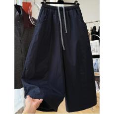 批发韩系慵懒风宽松洋气棉裤女冬季夹棉阔腿裤九分<b class='q'>休闲裤</b>松弛感裤子