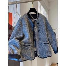 批发高级时尚感小香气质亮片编织外套<b class='q'>宽松</b>加厚上衣女装2025秋冬新款