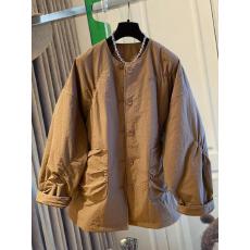 批发欧货设计感轻薄棉服女冬季2025新款宽松休闲时尚无领<b class='q'>棉衣</b>夹棉外套