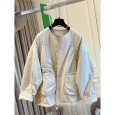 批发欧货设计感轻薄棉服女冬季2025新款宽松休闲时尚无领<b class='q'>棉衣</b>夹棉外套