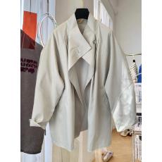 批发高级感法式翻领廓形风衣<b class='q'>外套</b>宽松时尚<b class='q'>中长款</b>上衣女装2026春秋新款