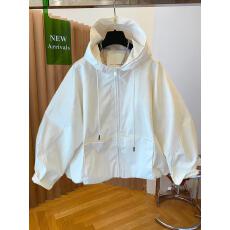 批发独特休闲廓形连帽花苞<b class='q'>风衣</b>外套女短款上衣2026春秋时尚新款小个子