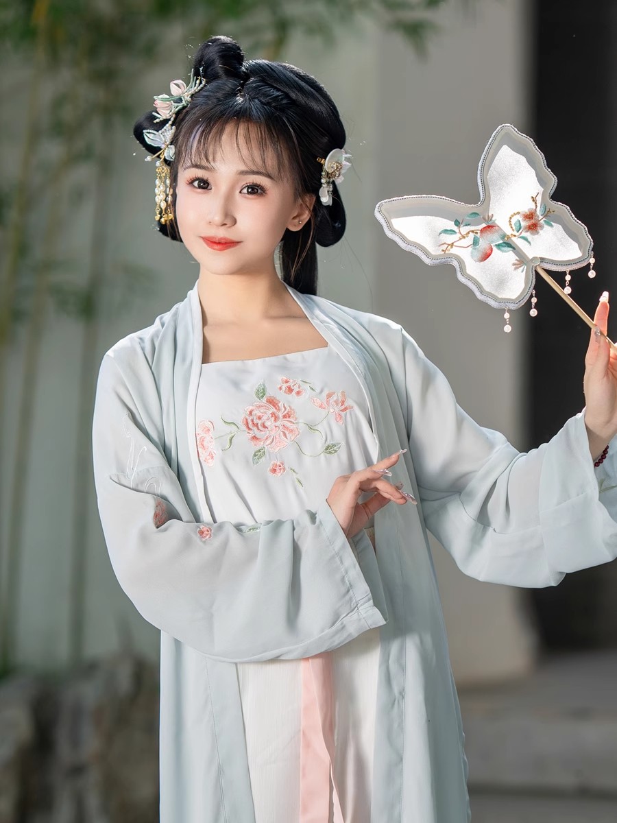 原创日常吊带衫背心宋制汉服打底内搭女宋抹胸刺绣春夏秋大码薄款