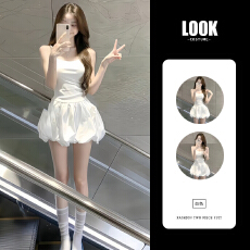 批发2026夏季新款韩系温柔风氛围感巨好看吊带气质<b class='q'>连衣裙</b>绝美<b class='q'>花苞</b>裙子