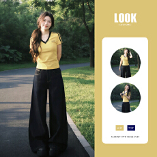 批发夏季穿搭一整套女2026韩系小资御姐轻熟甜辣风别致上衣<b class='q'>套装</b>两件套