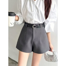 批发高腰西装<b class='q'>短裤</b>女2026春夏款显瘦气质高级感外穿休闲a字休闲阔腿裤