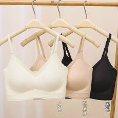 批发爆款<b class='q'>超薄</b>粉底液果冻韩系百搭简约无痕美背吊带内衣固定杯女士夏季