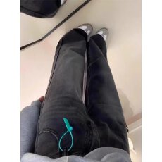 批发现货~美式<b class='q'>街头</b>水洗做旧牛仔裤春秋直筒宽松欧美高街vibe风长裤子