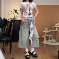 批发大码女<b class='q'>装</b>牛仔<b class='q'>裤</b>女直筒宽松春夏秋冬季新款胖mm高腰<b class='q'>显瘦</b>复古<b class='q'>裤</b>子潮