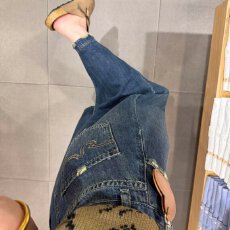 批发大码女装牛仔裤女<b class='q'>直筒</b>宽松春夏秋冬季新款胖mm高腰显瘦复古裤子潮