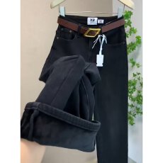 批发大码女装牛仔裤女直筒宽松春夏秋冬季新款胖mm高腰显瘦复古裤子潮