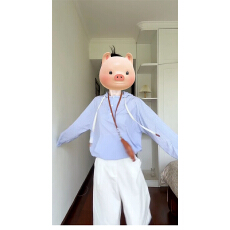 批发2025早秋新款上衣高级感蓝色条纹<b class='q'>衬衫</b>女装薄款连帽<b class='q'>外套</b>设计感<b class='q'>衬衣</b>