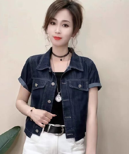 유럽 상품 높음 포함 면 한국 스타일 불규칙 패치 워크 정면 디스플레이 품격 데님 맨위