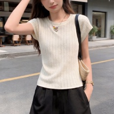 批发实拍 胖mm大码女装2026短袖夏季新款圆领半袖上衣打底衫针织衫