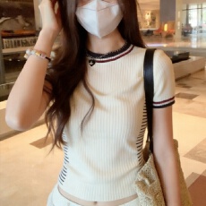 批发实拍 胖mm大码女装2026夏装新款韩系圆领针织衫短袖上衣
