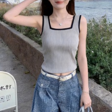 批发实拍 胖mm<b class='q'>大码</b>女装2026短袖夏季新款方领半袖薄款背心打底针织衫