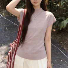 批发实拍 胖mm大码女装2026夏装新款韩系圆领针织衫短袖上衣