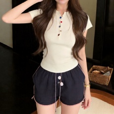 批发实拍 胖mm大码女装2026短袖夏季新款圆领半袖上衣打底衫针织衫