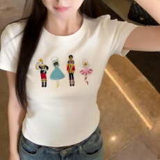 批发实拍 胖mm<b class='q'>大码</b>女装2026短袖夏季新款圆领半袖上衣打底衫针织衫