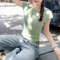 批发实拍 胖mm<b class='q'>大码</b>女装2026短袖夏季新款圆领半袖上衣打底衫针织衫