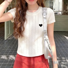 批发实拍 胖mm<b class='q'>大码</b>女装2026夏装新款韩系圆领针织衫短袖上衣