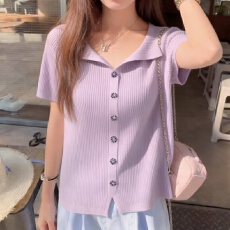 批发实拍 胖mm大码<b class='q'>女</b>装2026短袖夏季新款V领半袖上衣打底衫针织衫