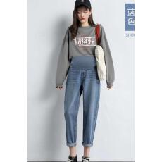 批发天猫品质孕妇牛仔裤春秋款宽松直筒老爹打底长裤孕妇秋装