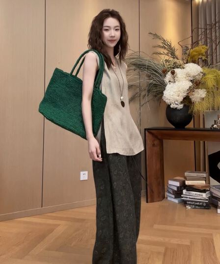 2026 새로운 패션 오래된 돈 바람 세트