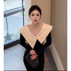批发2026不规则拼接长袖打底衫上衣➕ 高腰<b class='q'>西装</b>裤气质百搭显瘦拖地裤