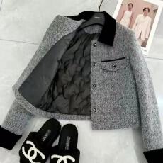 批发2025秋冬内里加厚新款气质高级短款<b class='q'>上衣</b>香风轻奢小个子外套厚款